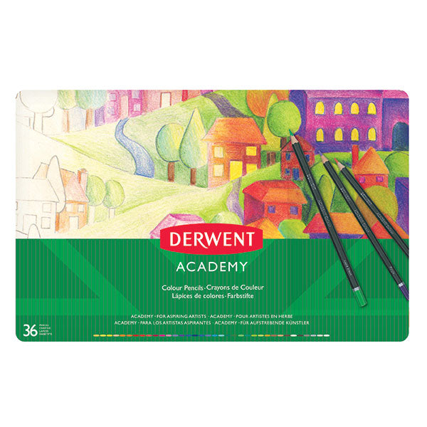 Derwent Coloured Pencils Pk 36 Tin