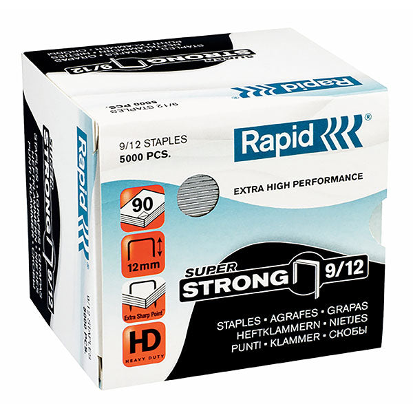 Rapid Staples 9/12mm Bx5000 0173124