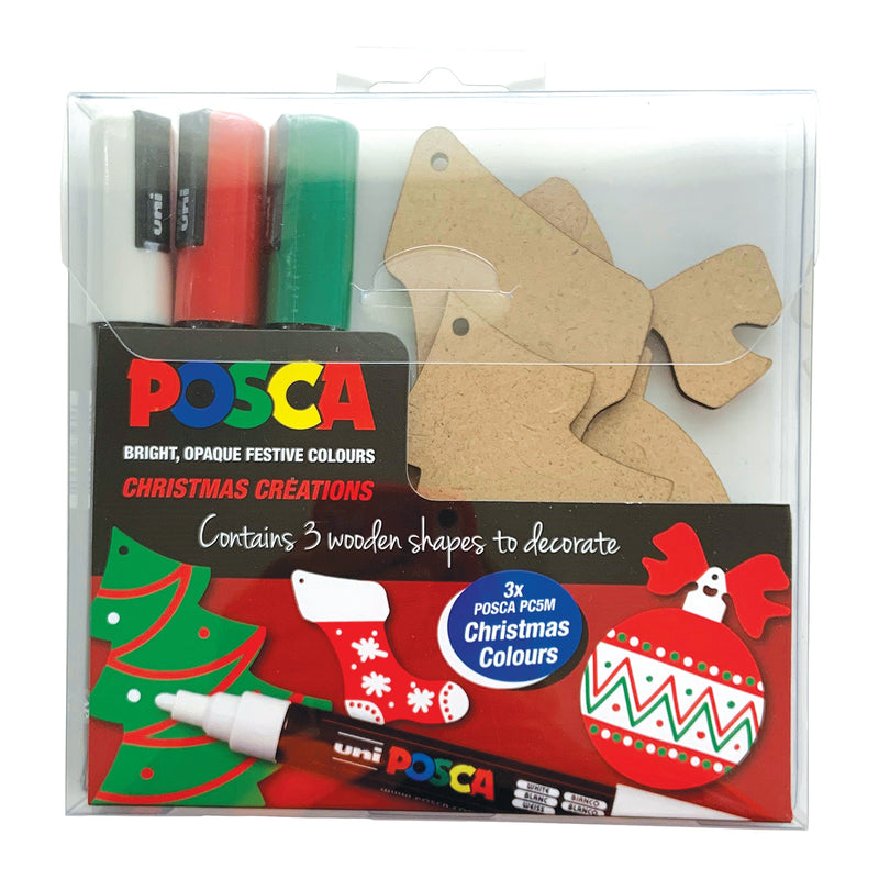Uni Posca Marker PC-5M Christmas Decorations Activity Pack 2