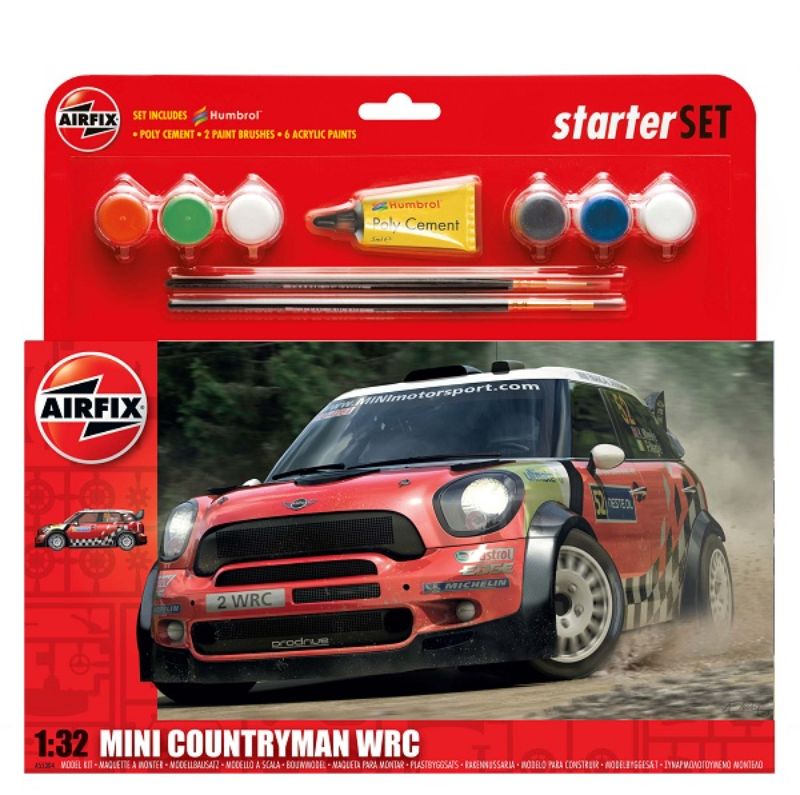 Airfix - Large Starter Set - MINI Countryman WRC - A55304