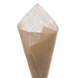 Jute Hessian Sheets in a natural coarse weave, 20 pack, 50x35cm, ideal for crafts, gardening, and eco-friendly projects.