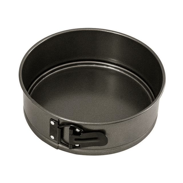 Non-stick 20cm Bakemaster Springform Round Cake Pan made from durable carbon steel for easy release and perfect baking results.