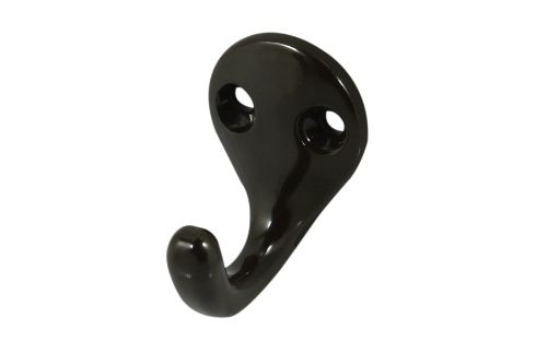 Elegant Florentine Bronze robe hook made of durable zinc; perfect for hanging towels or coats in style.