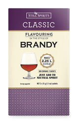 Sachet for crafting rich, flavorful brandy at home with mellow tones and subtle grape and fruit notes.