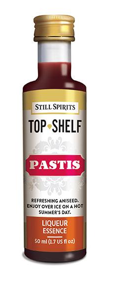 Chilled Still Spirits Top Shelf Pastis liqueur, showcasing refreshing aniseed flavor for summer enjoyment.