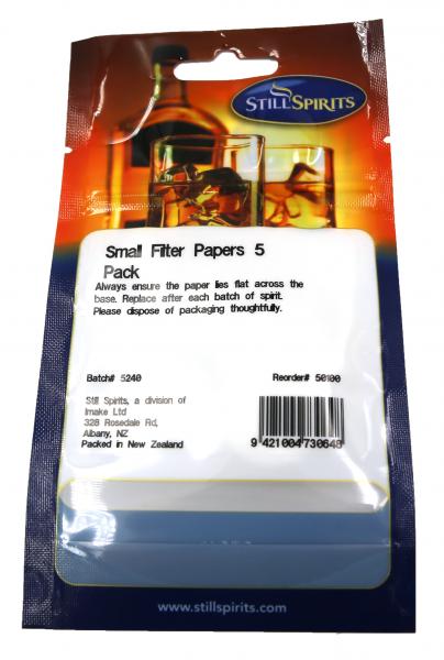 High-quality Still Spirits Small Filter Paper pack for homebrewers, ensuring smooth and clean spirit filtration.