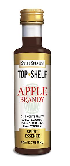 Bottle of Still Spirits Top Shelf Apple Brandy 50ml showcasing rich apple flavors and premium craftsmanship for sipping or mixing.