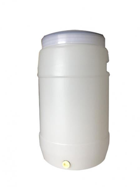 Sleek 30L Carbouy with Ampi style, ideal for brewing beer, wine, or kombucha, featuring a wide mouth for easy cleaning.