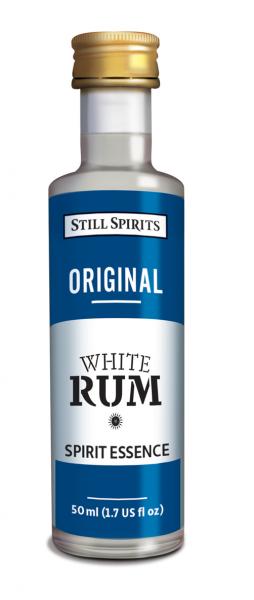 A bottle of Original White Rum, showcasing its smoothness and versatility for cocktails like mojitos and piña coladas.