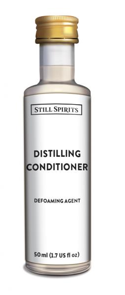 Still Spirits Top Shelf Distilling Conditioner bottle, a defoaming agent enhancing clarity and quality in home distilling.