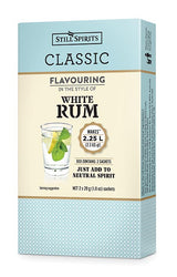 Still Spirits Classic White Rum Sachet for crafting 2 x 1.125L of smooth, slightly sweet rum with hints of molasses.