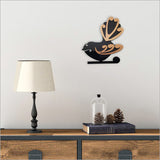 Kiwiana wall art featuring vibrant 2 Tone Moko Birds Fantail design, crafted from durable, lightweight Aluminium Composite.