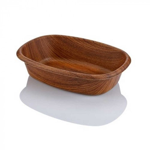 Evelin Small Oval Basket, 145x145x45mm, unbreakable, food-safe, antibacterial, stylish storage for any room.