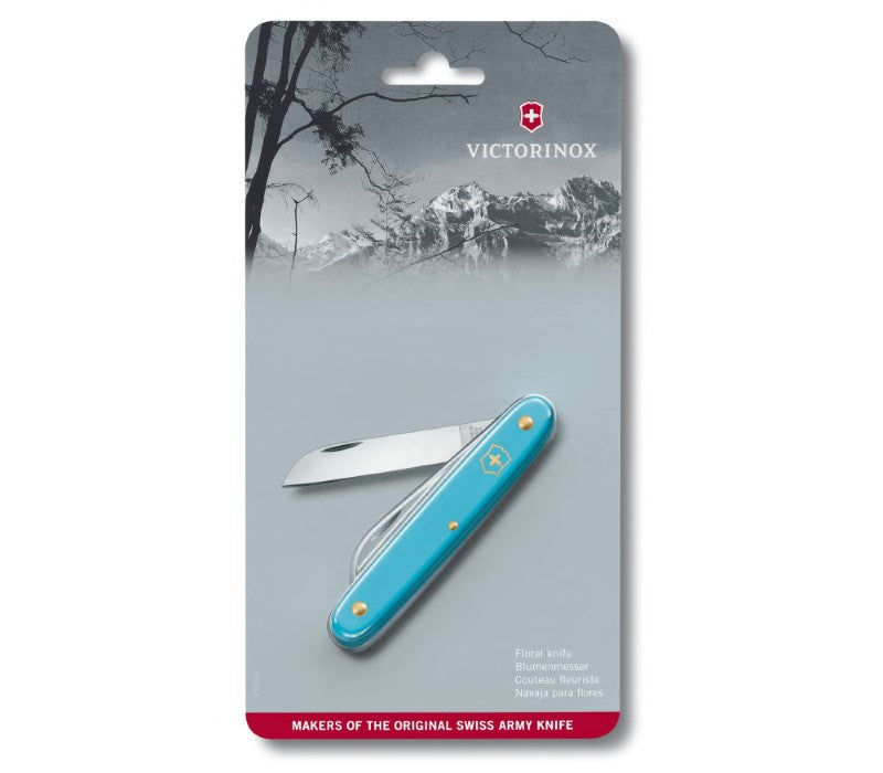 Pocket Knife - Victorinox Floral Blue