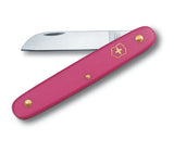 Victorinox Floral Pink Pocket Knife with stainless steel blade, ergonomic handle, perfect for florists and gardening enthusiasts.