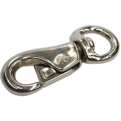 Heavy-duty Bull Snap Swivel 3142, featuring a 22mm eye and snap trigger for secure 8mm rope connections. Ideal for animals.