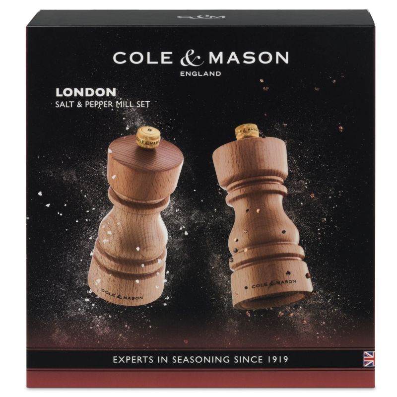 Mills Gift Set - Cole & Mason London Natural Beech (13cm)