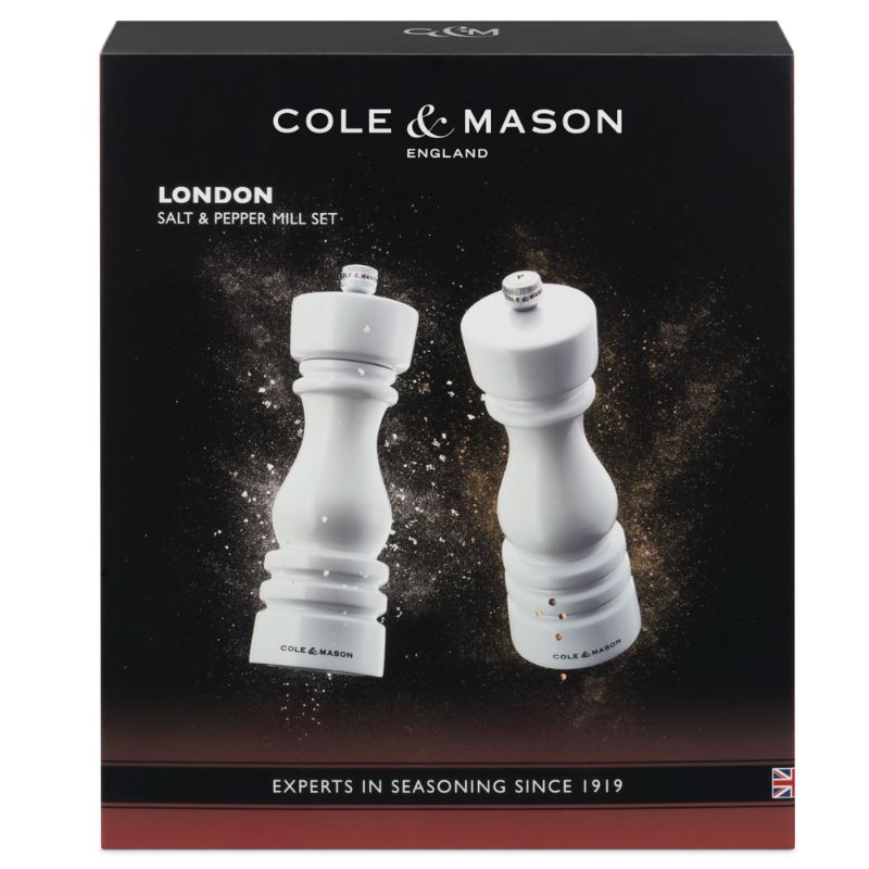 Mills Gift Set - Cole & Mason London White Gloss (18cm)