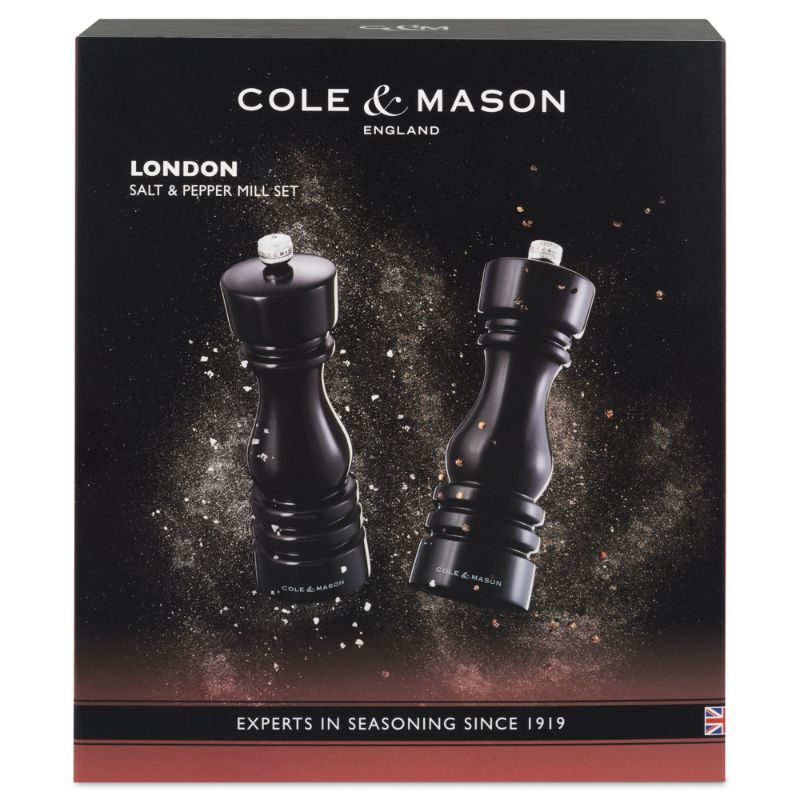 Mills Gift Set - Cole & Mason London Black Gloss (18cm)