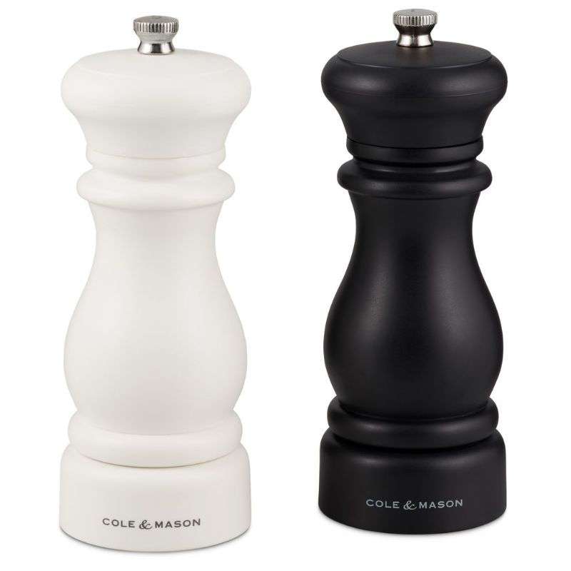 Salt and Pepper Gift Set - Southwold Capstan (Black and White)