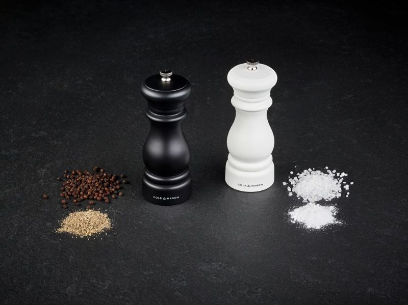 Salt and Pepper Gift Set - Southwold Capstan (Black and White)
