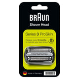 Braun 32B Foil Replacement for Series 3 shavers, ensuring a close, comfortable shave and compatibility with various models.