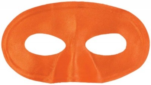 Vibrant orange eye mask for ultimate relaxation, blocking light for better sleep, travel, and meditation. Soft and breathable.