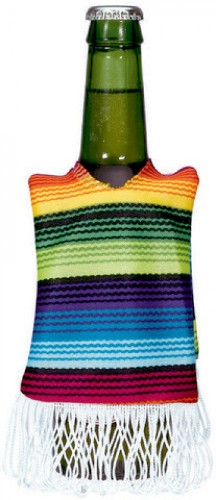 Vibrant Cinco De Mayo Drink Kozy in fabric, perfect for keeping drinks cool at parties, picnics, and festivals.