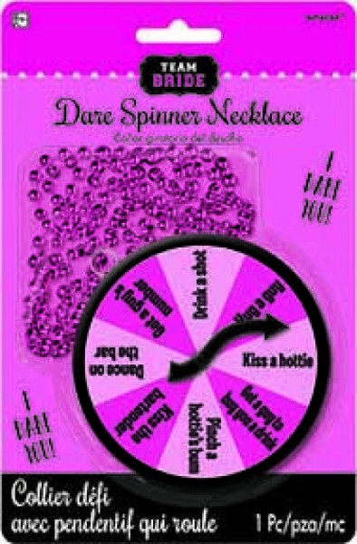 Spin Dare Pendant for bachelorette parties, designed to inspire fun dares and create unforgettable moments.