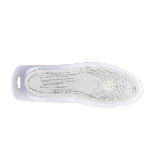Memory Insole Set of 12 featuring EVA material and memory sponge for enhanced cushioning, support, and comfort in all shoes.