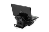 Kensington Smartfit Adjustable Laptop Stand for ergonomic workspace with adjustable heights, cable management, and support for 10"-17" laptops.