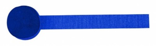 Crepe Streamers - Royal Blue