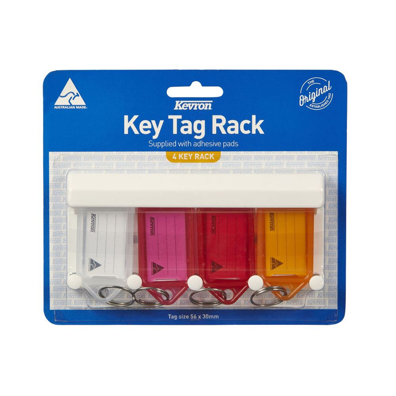 Kevron Key Tags Racks 4 Tag Assorted