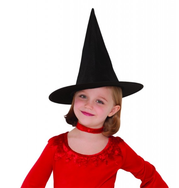 A child-sized Classic Witch Hat with a traditional conical design, perfect for Halloween costumes and themed parties.