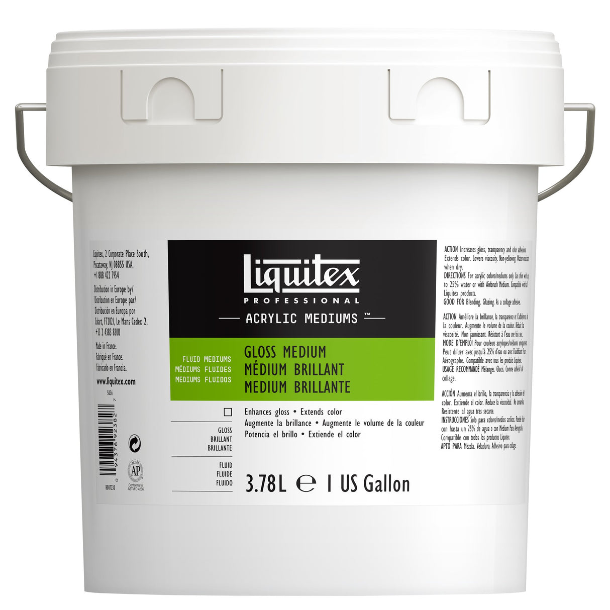 Liquitex Gloss Medium & Varnish - 3.78 Litre