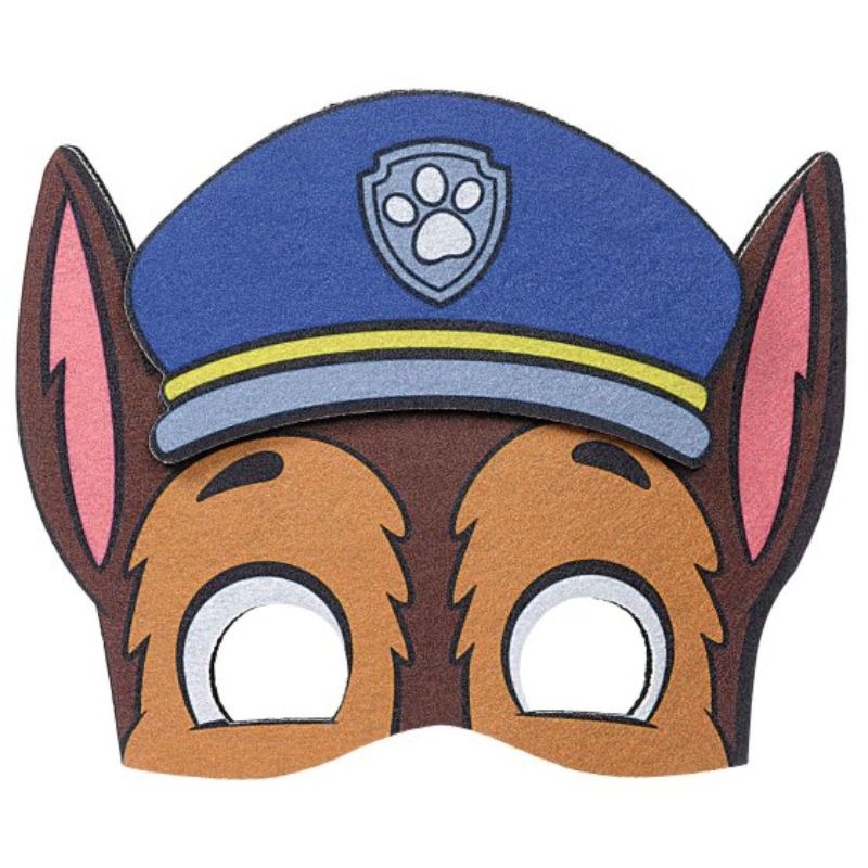 Vibrant Paw Patrol felt mask featuring beloved characters, perfect for kids' dress-up, role play, and imaginative adventures.