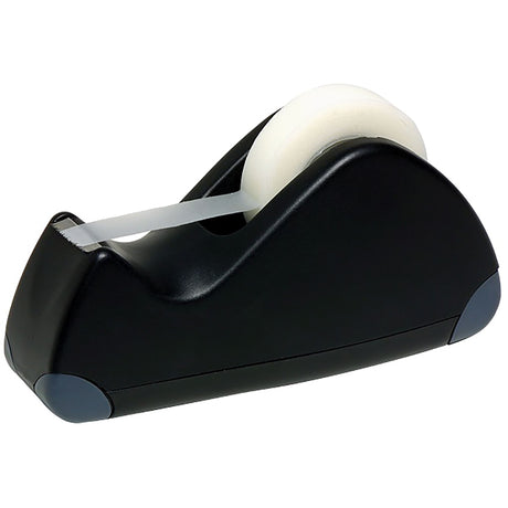 Sleek Marbig Pro Series Large Tape Dispenser with rubberised feet for stability, perfect for office and crafting needs.