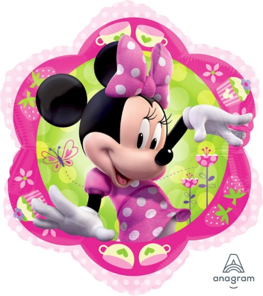 Xtra Large Junior Shape Minnie Foil Balloon in vibrant colors, perfect for birthdays and Minnie Mouse-themed celebrations.