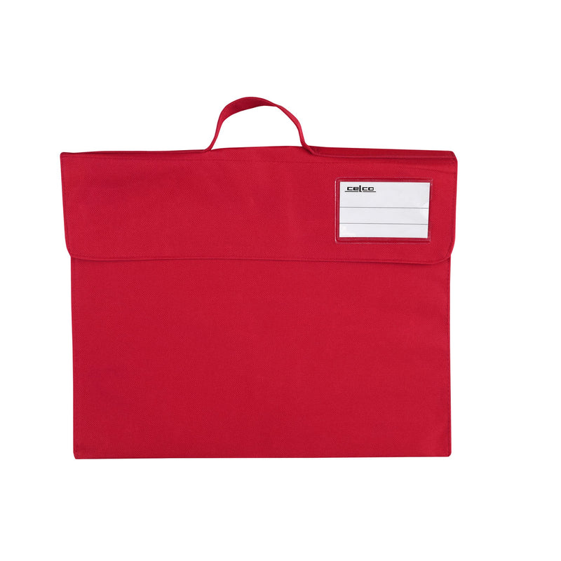 CELCO LIBRARY BAG RED- (Pack of 10)