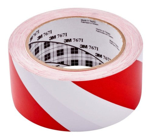 3M Scotch Tape Vinyl 767 50mm X 33M Red/White