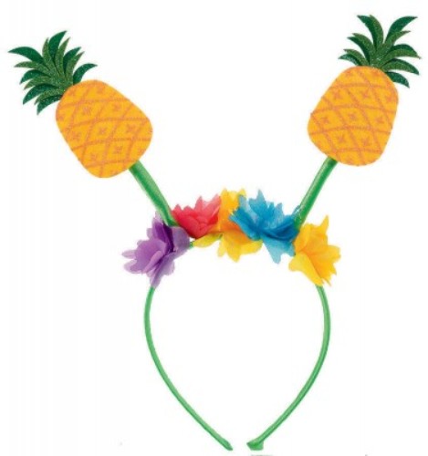 Stylish Pineapple Headband made from soft fabric, featuring a fun tropical pattern, perfect for casual or sporty looks.