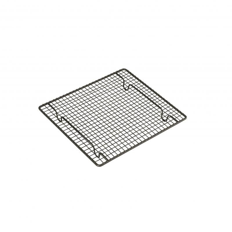 Non-stick Bakemaster Cooling Tray, 25x23cm; elevates baked goods for quick cooling and doubles as a trivet.