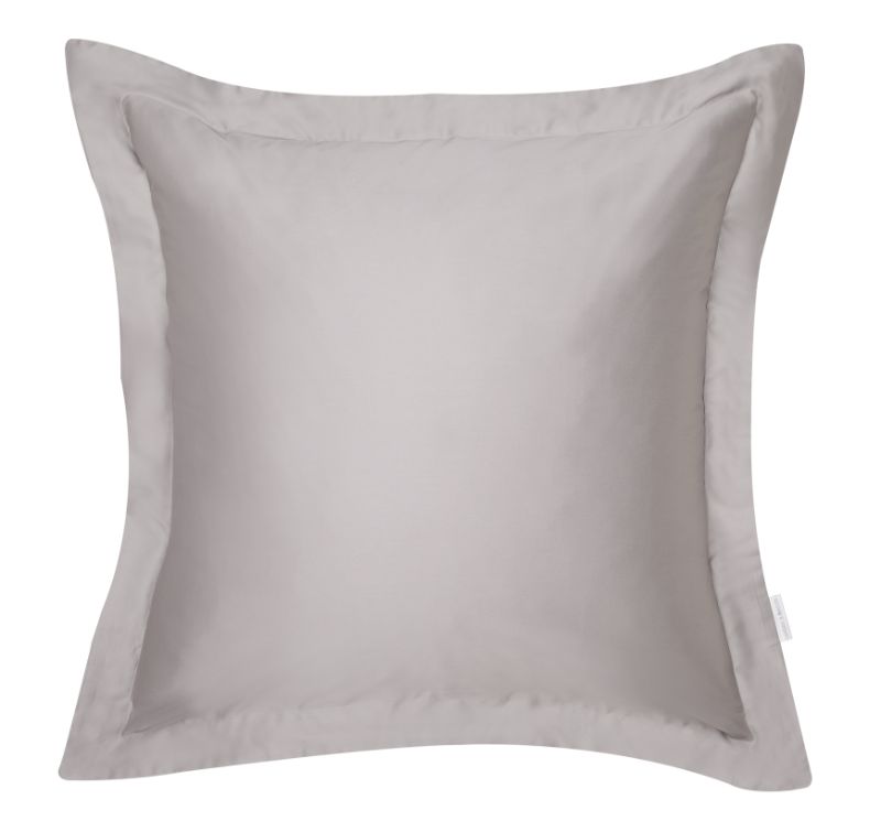 400TC European Pillowcase (Pewter) by Logan & Mason