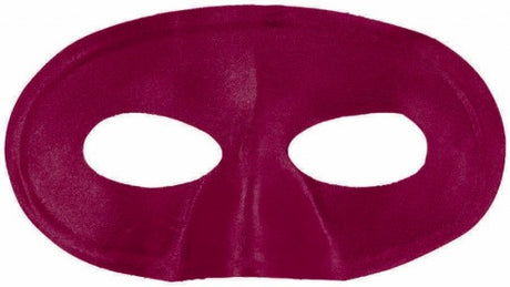 Burgundy eye mask for restful sleep, crafted from soft fabric with adjustable strap to block out light and enhance relaxation.