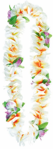 Floral Lei - Soft Petals (White)