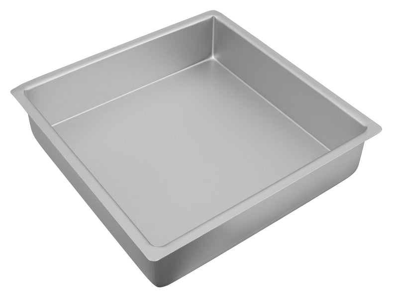 Bakemaster Silver Anodised Square Cake Pan 30.5x7.5cm