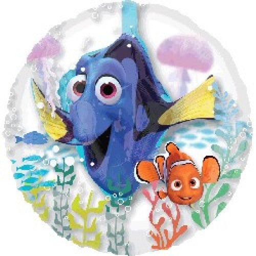 Foil supershape balloon featuring Dory from Finding Dory, perfect for themed parties and celebrations, 60cm size.