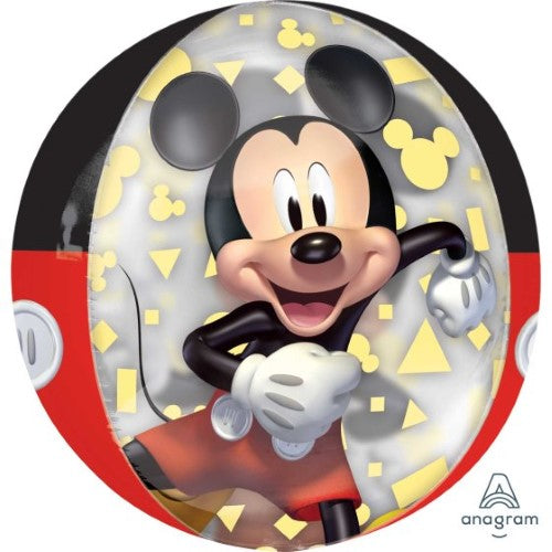 Inflatable 24-inch Mickey Mouse balloon, perfect for Disney-themed parties and festive decorations.