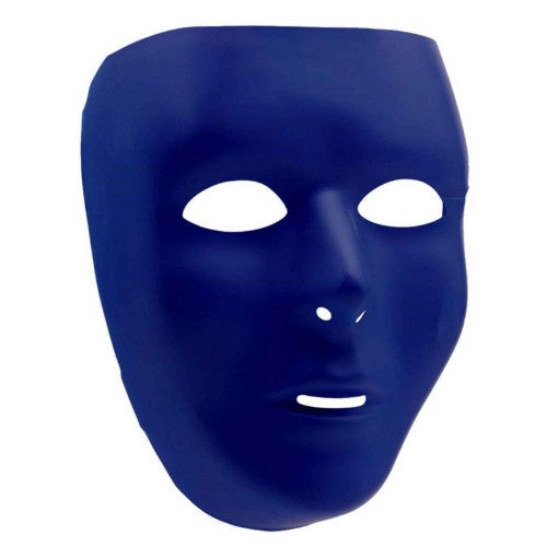 Navy full face mask providing warmth and protection, ideal for outdoor activities and stylish comfort.