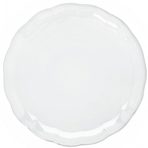 Clear plastic tray (30.4cm) perfect for serving, organizing, and displaying items with a sleek modern design.